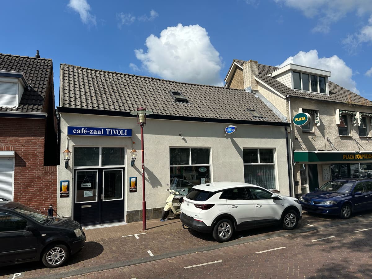 Vooraanzicht Café Tivoli